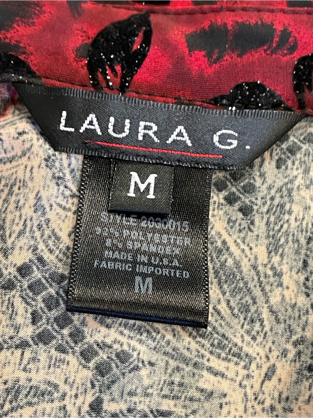 Laura G Shimmery Blouse - Picture 6 of 6